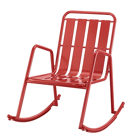 Red Shed Retro Rocking Chair, Red