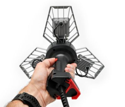 Image showing 5 th STKR Concepts 5,000 Lumen Trilight Shoplight V2 Garage Work Light, Home, Auto, More