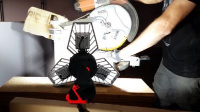 Image showing 6 th STKR Concepts 5,000 Lumen Trilight Shoplight V2 Garage Work Light, Home, Auto, More