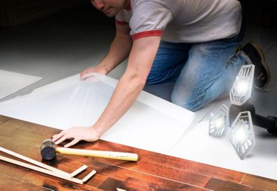 Image showing 7 th STKR Concepts 5,000 Lumen Trilight Shoplight V2 Garage Work Light, Home, Auto, More