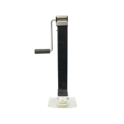 Image showing 5 th Trailer Valet 7,000 lb. Capacity Heavy-Duty Square Weld-On Side Crank Drop Leg Jack, Painted