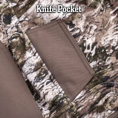 Image showing 8 th Huntworth Women's Classic Fit Mid-Rise Ketchikan Heavyweight Windproof Softshell Lined Hunting Pants, Tarnen Camo