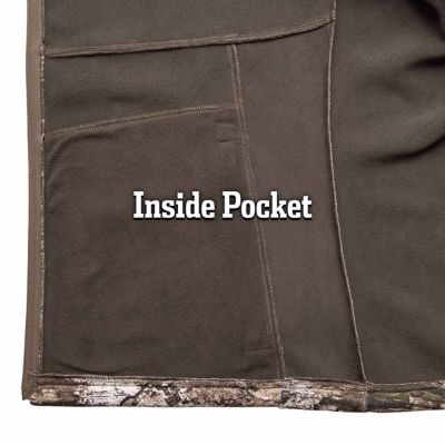 Image showing 7 th Huntworth Women's Torrington Midweight Fleece-Lined Softshell Hunting Jacket, Tarnen Camo