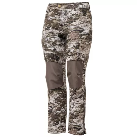 Huntworth Women's Mid-Rise Torrington Hunting Pants Regular Fit Softshell Lining Tarnen Camo Hunting Pants