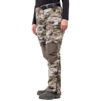 Image showing  Women's Classic Fit Mid-Rise Torrington Midweight Softshell Lined Hunting Pants, Tarnen Camo