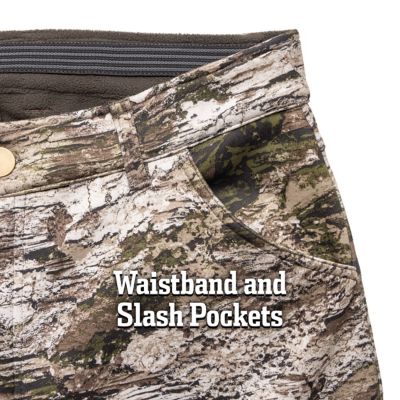 Image showing 5 th Huntworth Women's Classic Fit Mid-Rise Torrington Midweight Softshell Lined Hunting Pants, Tarnen Camo