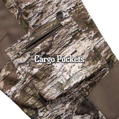 Image showing 6 th Huntworth Women's Classic Fit Mid-Rise Torrington Midweight Softshell Lined Hunting Pants, Tarnen Camo