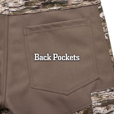 Image showing 8 th Huntworth Women's Classic Fit Mid-Rise Torrington Midweight Softshell Lined Hunting Pants, Tarnen Camo