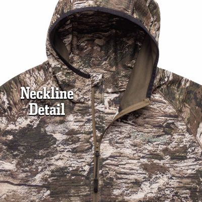 Image showing 6 th Huntworth Women's Shelton Midweight 1/2-Zip Hoodie with Face Mask, Grid Fleece