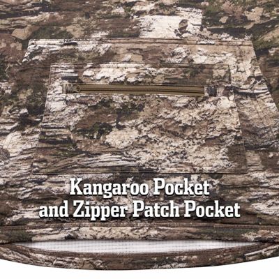 Image showing 7 th Huntworth Women's Shelton Midweight 1/2-Zip Hoodie with Face Mask, Grid Fleece