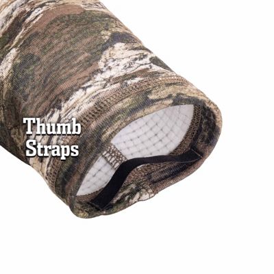 Image showing 8 th Huntworth Women's Shelton Midweight 1/2-Zip Hoodie with Face Mask, Grid Fleece