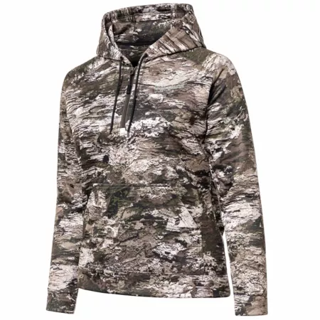 Huntworth Harrison Midweight Performance Women's Fleece Hunting Hoodie Tarnen Camo Women's Sweatshirts