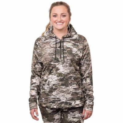 Image showing  Women's Harrison Midweight Performance Fleece Hunting Hoodie, Tarnen Camo