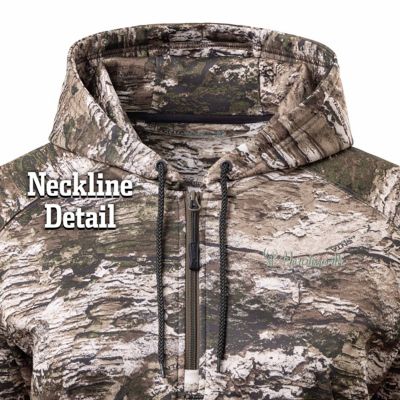 Image showing 5 th Huntworth Women's Harrison Midweight Performance Fleece Hunting Hoodie, Tarnen Camo