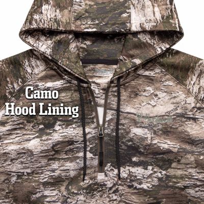 Image showing 6 th Huntworth Women's Harrison Midweight Performance Fleece Hunting Hoodie, Tarnen Camo