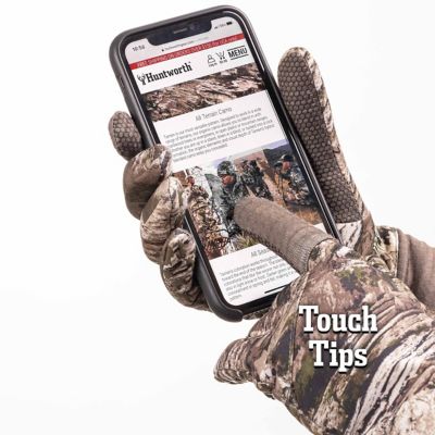 Image showing  Decatur Lightweight Hybrid Windproof/DWR Hunting Gloves, 1 Pair