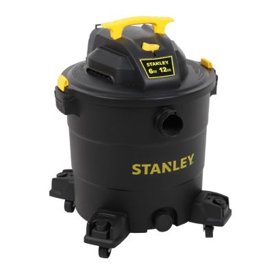 Image showing  12 gal. 5.5 HP Poly Portable Wet/Dry Stanley Vacuum, SL18199P