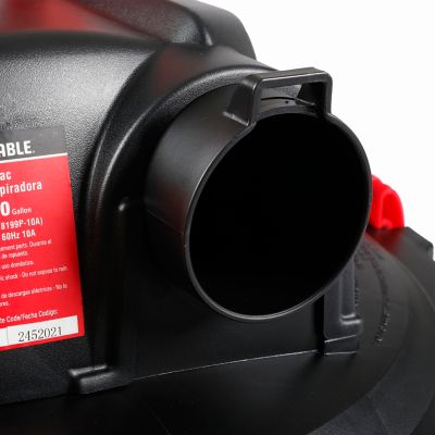 Image showing 5 th PORTER-CABLE 10 gal. 5 Peak HP Poly Wet/Dry Vacuum, PCX18604P-10A