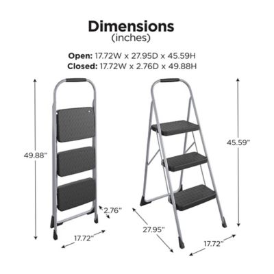 Image showing  200 lb. Capacity 3-Step Big Step Step Stool