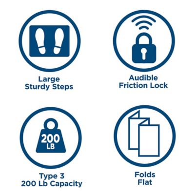 Image showing  200 lb. Capacity 3-Step Big Step Step Stool