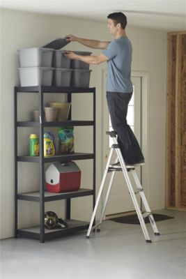 Image showing  225 lb. Capacity Aluminum 3-Step Step Stool, 5 ft.