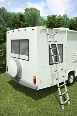 Image showing  300 lb. Capacity Soft-Close Telescopic Ladder, 14 ft. Reach