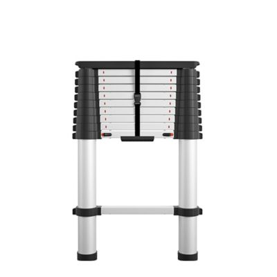 Image showing 6 th COSCO 300 lb. Capacity Soft-Close Telescopic Ladder, 14 ft. Reach