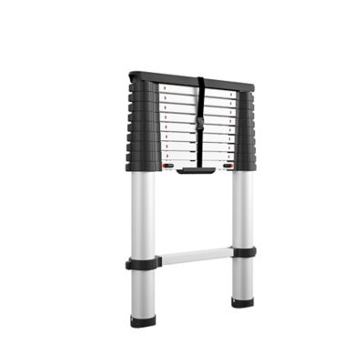 Image showing 7 th COSCO 300 lb. Capacity Soft-Close Telescopic Ladder, 14 ft. Reach