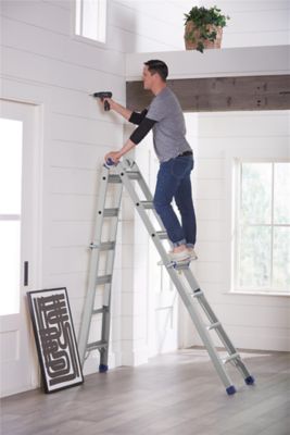 COSCO 300 lb. Capacity Articulating Ladder, 18 ft. Reach