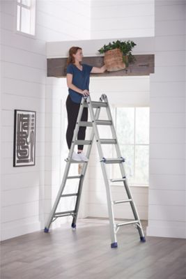 Image showing  300 lb. Capacity Articulating Ladder, 18 ft. Reach