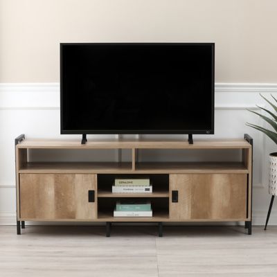 Image showing  Light Oak Finish TV Stand for TVs Up to 60 in., WHIF1353