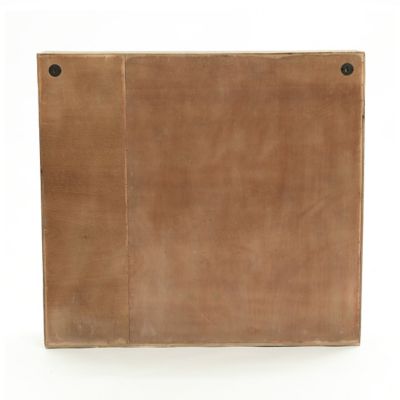 Image showing  Wood Farmhouse Storage Wall Cabinet with 2 Sliding Doors