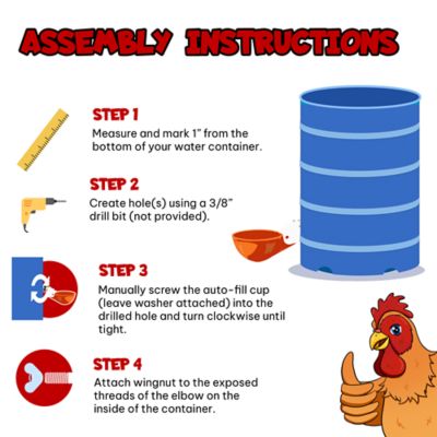 Image showing  Jumbo Automatic Poultry Cup Drinker, 6-Pack