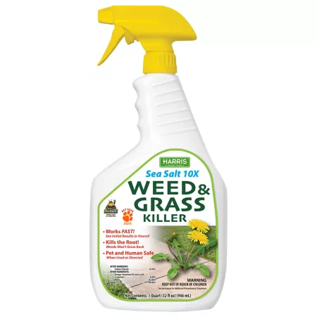 Harris 32 oz Vinegar and Sea Salt Weed Killer Weed Killers