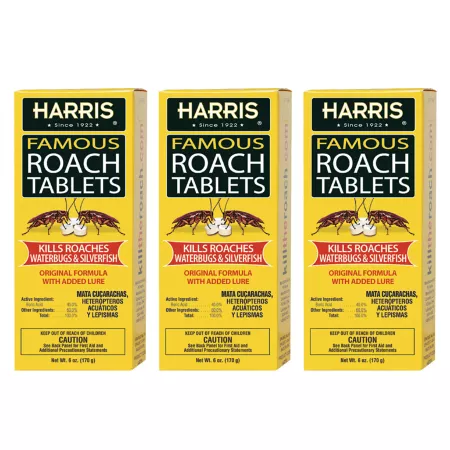 Harris 6 oz Famous tablets against cockroaches pack of 3 Insecticides