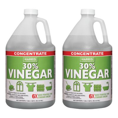 Harris 128 oz. 30% Vinegar Extra Strength for Cleaning and Garden, 2-Pack