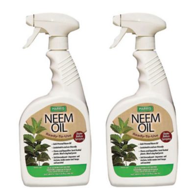 Harris Neem Oil Ready-To-Use Plant Spray with Trigger Sprayer, 32 oz., 2 pk., NEEM-32RTU2