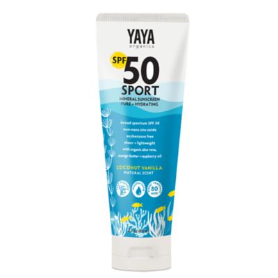 YAYA Organics Sport SPF 50 Mineral Sunscreen, SUNSPORT50
