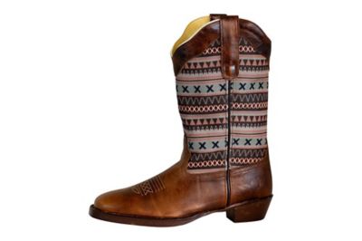 Image showing  Women's String Square Toe Western Boots