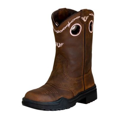 TuffRider Unisex Youth Yosemite Round Toe Western Boots