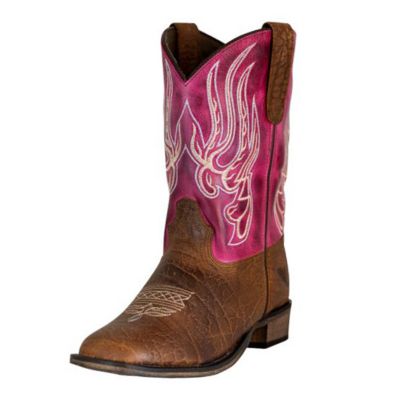 TuffRider Unisex Kids' Arches Square Toe Western Boots