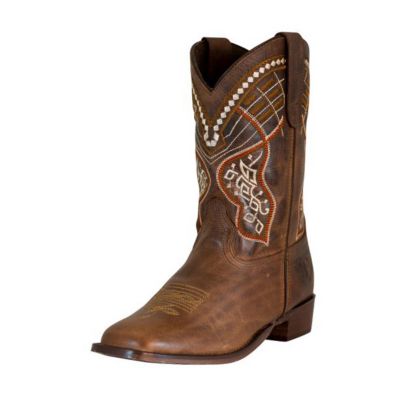 TuffRider Unisex Kids' Yukon Square Toe Western Boots