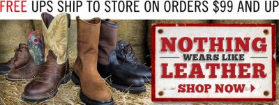 Image showing  Men's Lamar Wide Square Toe Western Boots