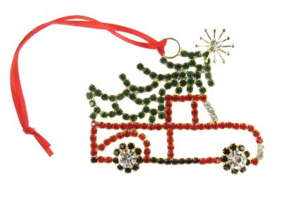 Buddy G'sCountry Christmas Pickup Truck Christmas Ornament