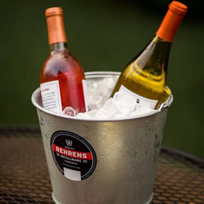 Image showing  Galvanized Steel Beer Buckets with Comfort Grip Bundle