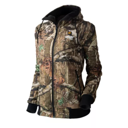 Gobi Heat Shadow Women's Heated Hoodie Mossy Oak Camo Hunting Jackets