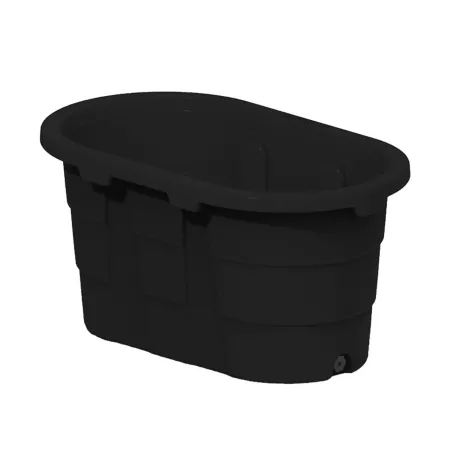 Century 100 gal Polyethylene Tank 2 ft x 2 ft x 4 ft Black Stock Tanks