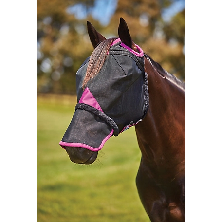 WeatherBeeta ComFiTec Deluxe Durable Mesh Horse Mask with Nose at ...