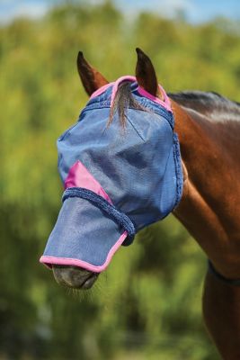Image showing 0 th WeatherBeeta ComFiTec Deluxe Durable Mesh Horse Fly Mask with Nose