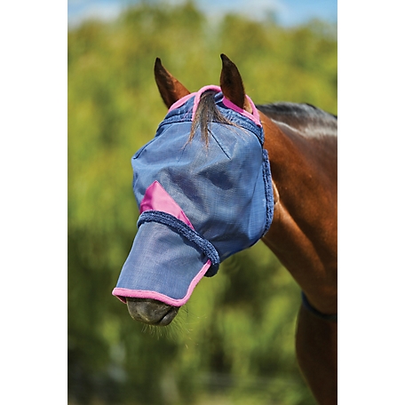 WeatherBeeta ComFiTec Deluxe Durable Mesh Horse Fly Mask with Nose